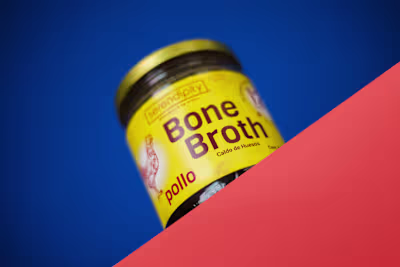 Bone Broth - Web Visual, Digital ad and Product Photography