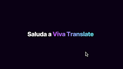 Viva Translate App Promo