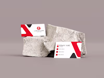 You will get a professional business card design for busines