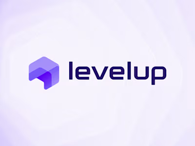 LevelUp Full Logo Design