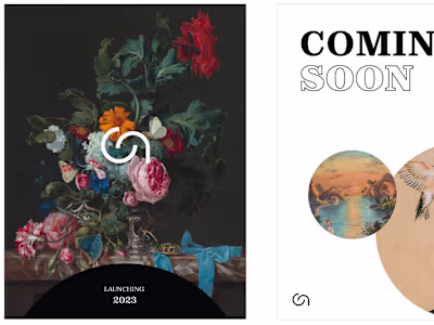 Brand Design project for a social art marketplace platform 