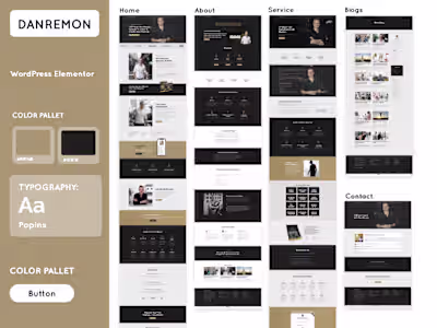 Website Design for Life Coach Brand 