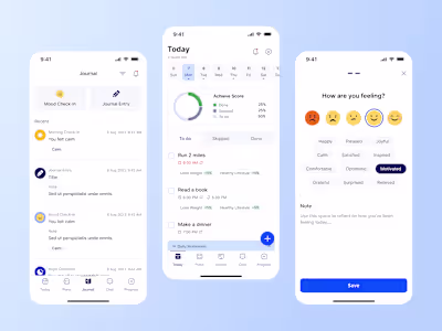 Project: Created a Mobile App for Mood Tracking 