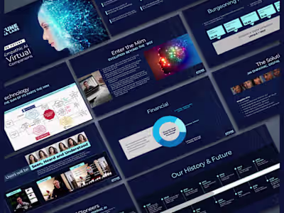 Pitch Deck / Presentation Design