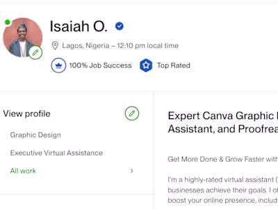 Top Rated Upwork Freelancer