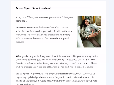 New Year's Email Campaign