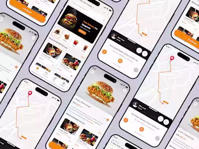 Food Delivery Mobile App UI Design