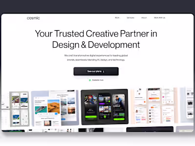 Cosmic- Figma to Webflow development