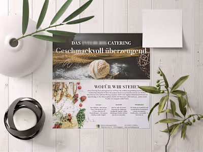 Flyer Design: A Visual Feast in Catering