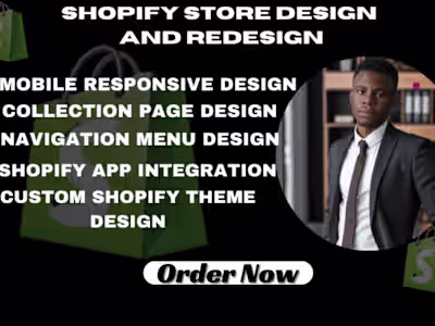 SHOPIFY DESIGN AND REDESIGN