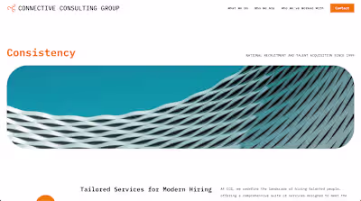 Connective Consulting Group - Website