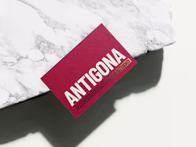 Antígona Studio | Brand identity
