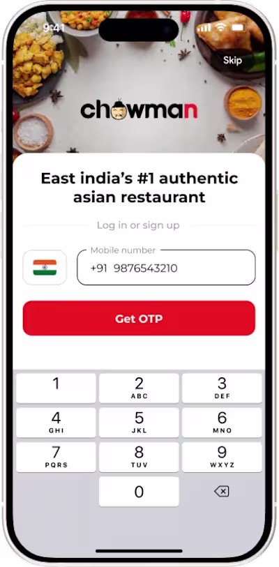 Chowman Food Delivery App for Restaurants