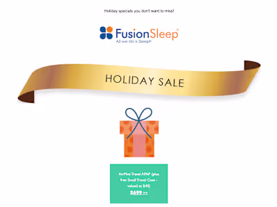 Holiday Email