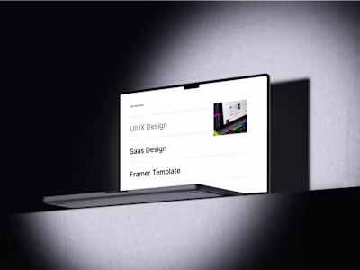 A peek into our Services section, still in progress, but alr...