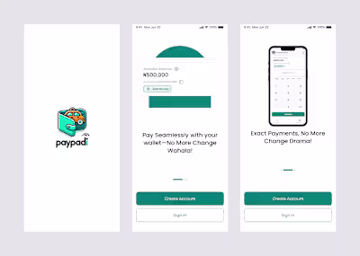 Paypadi Digital Wallet App Design
