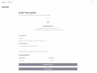 audio-context-transcriber