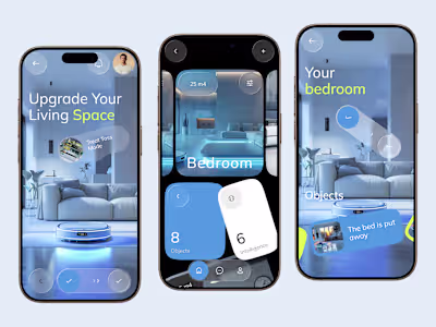 AI - Smart Home Mobile App Design Experience the future of l...