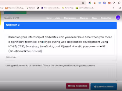 I made the ai interviewer for the candidates, believe me it ...