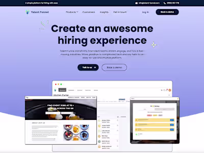 Talent Funnel Website Redesign & WordPress Development