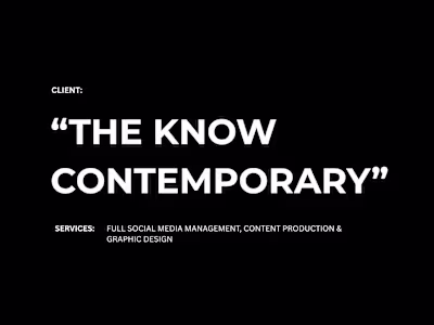 The Know Contemporary - Knowledge Bennett Art Gallery