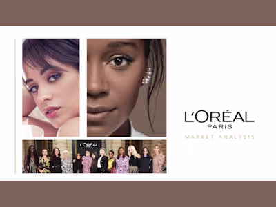 L'Oreal Paris Market Analysis Video Deck
