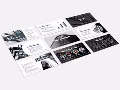 Corporate Sales Pitch Deck Presentation