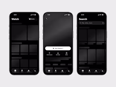 IPTV Skeleton Loading Mobile App