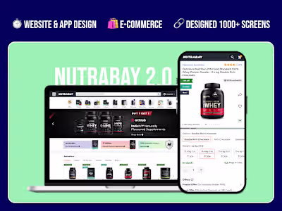 Nutrabay Website and App Redesign