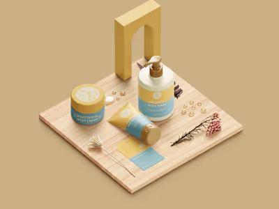 Label packaging beauty product