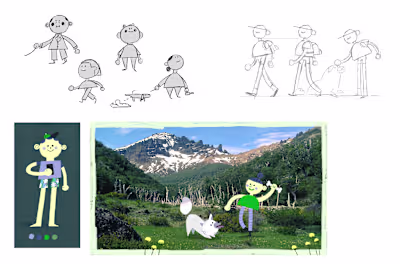 Character Design for Dogs and Wildlife Campaign