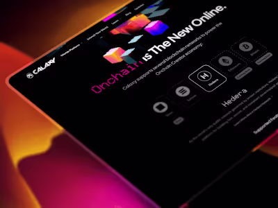 Web3 Social Platform Marketing Website Design & Build