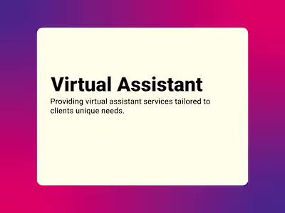 Virtual Assistant