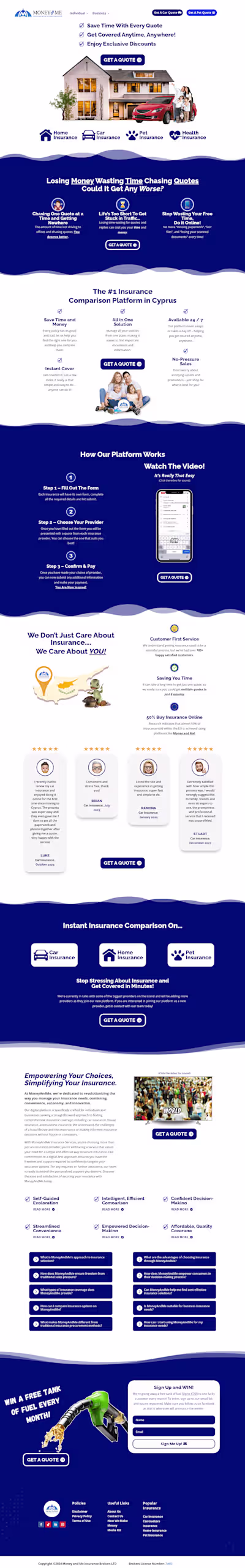 Money & Me Insurance Comparison