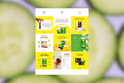 Cannaray | Product Page Canva Templates