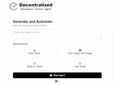 Decentralized Autonomous Twitter Agent