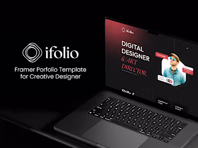 ifolio: Web design for porfolio