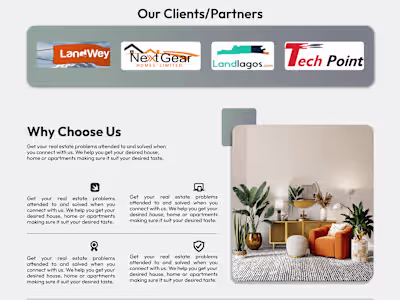 Design a Real Estate Website