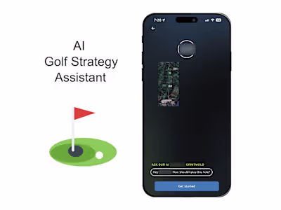 AI Golf Strategy Chat Assistant Development using Bubble.io