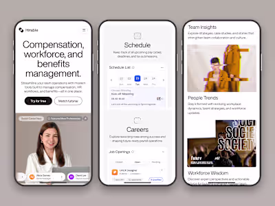 Hirable - HR Management Responsive Landing Page