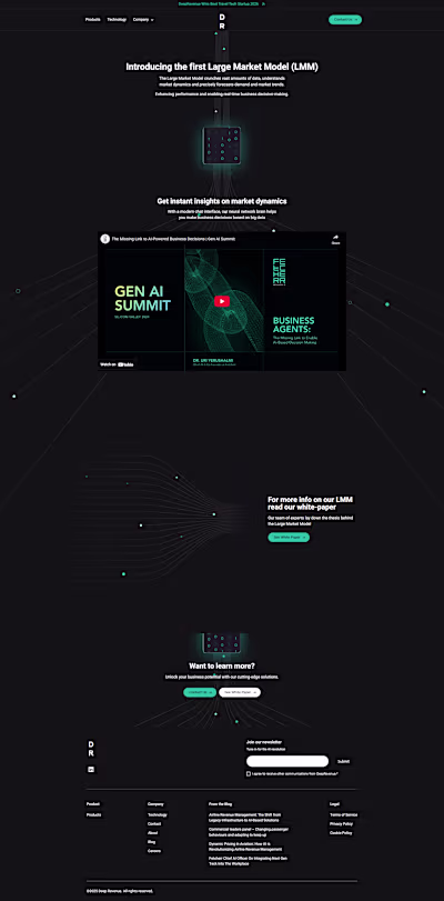 New Webflow website launch for a data analytics brand. Focus...