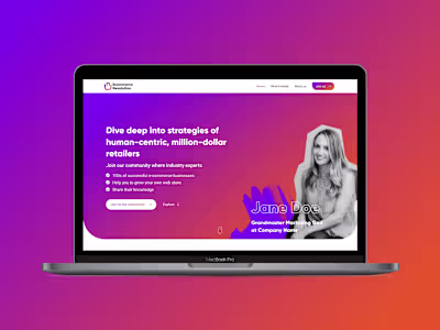 Ecommerce Revolution Landing Page
