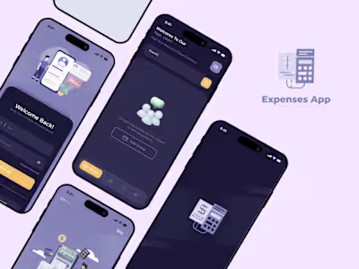 UI/UX Design & Frontend Structure for Personal Finance App