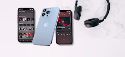 Android and iOS Music Streaming App Redesign
