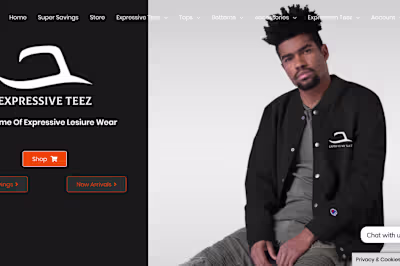 Expressive Teez - Website Development
