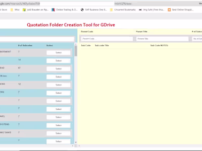 Google Script for Entry for Direct use & User Friendly UI