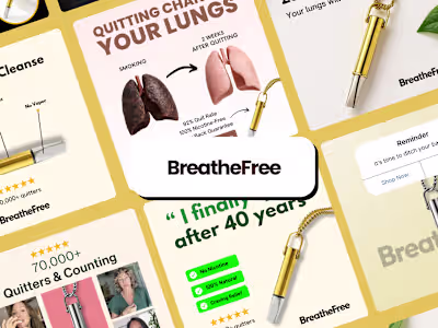 Meta Ad Creatives — Health & Wellness DTC (BreatheFree)