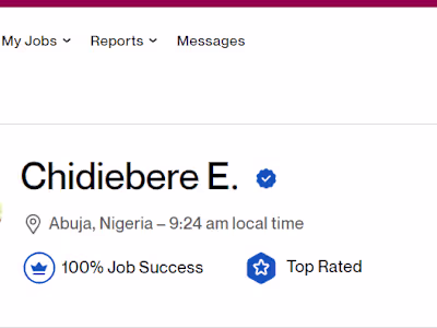 Top-Rated Upwork Freelancer