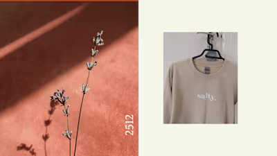 Sustainable minimal unisex wear on Behance