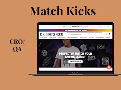 MatchKicks | CRO/QA